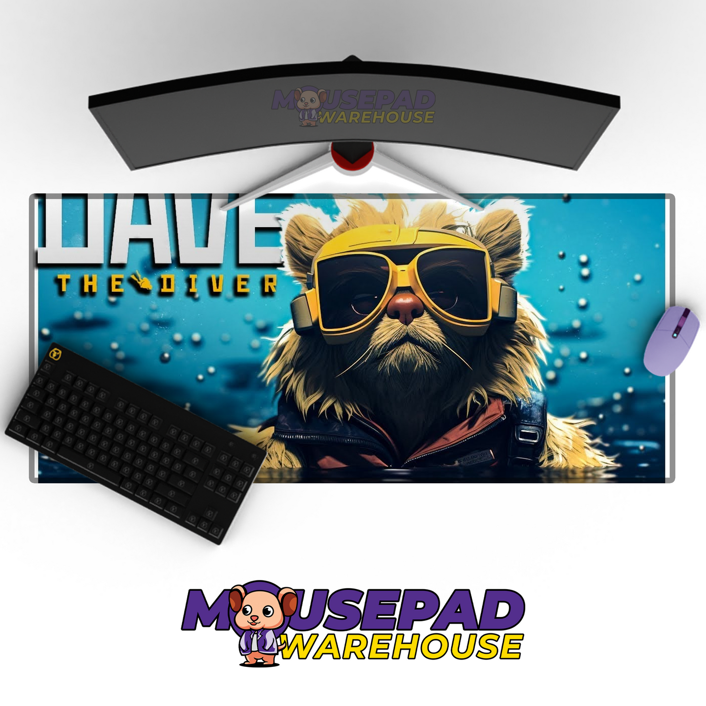 Dave the Diver V4 Mousepad Mockup