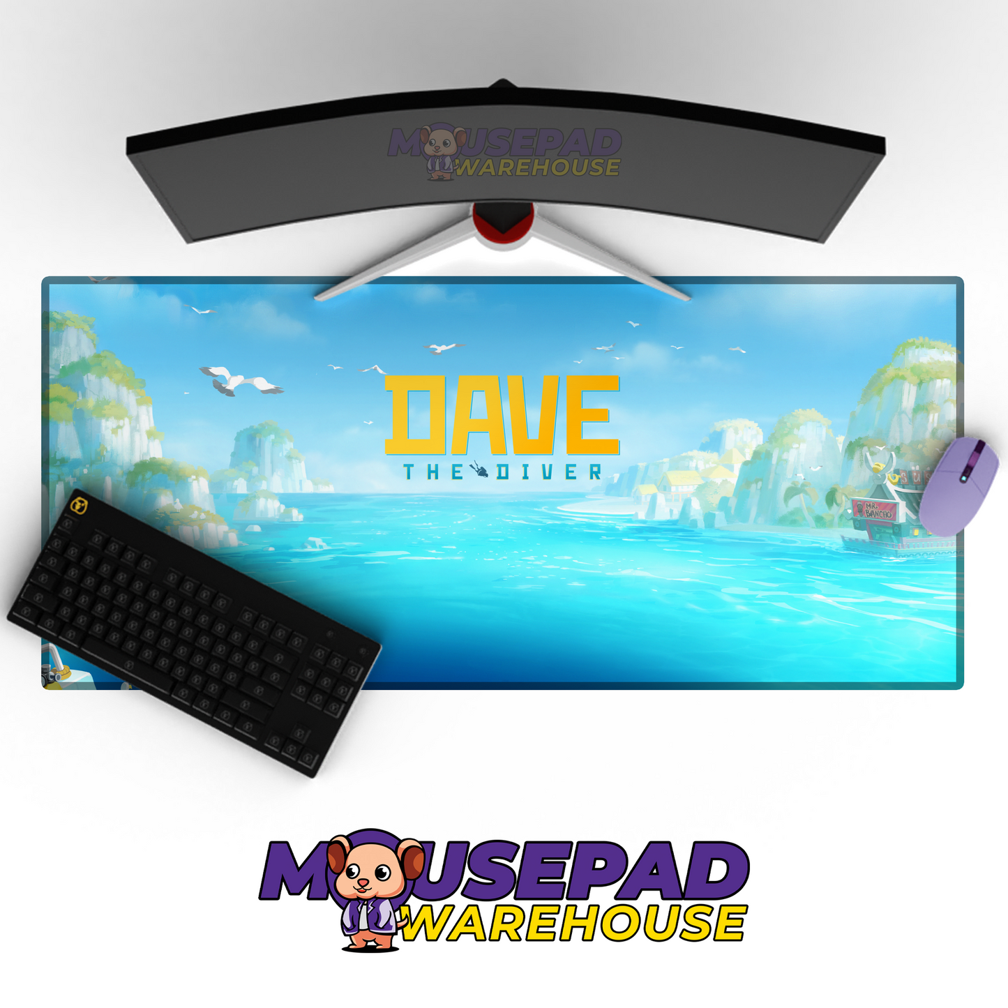Dave the Diver V7 Mousepad Mockup