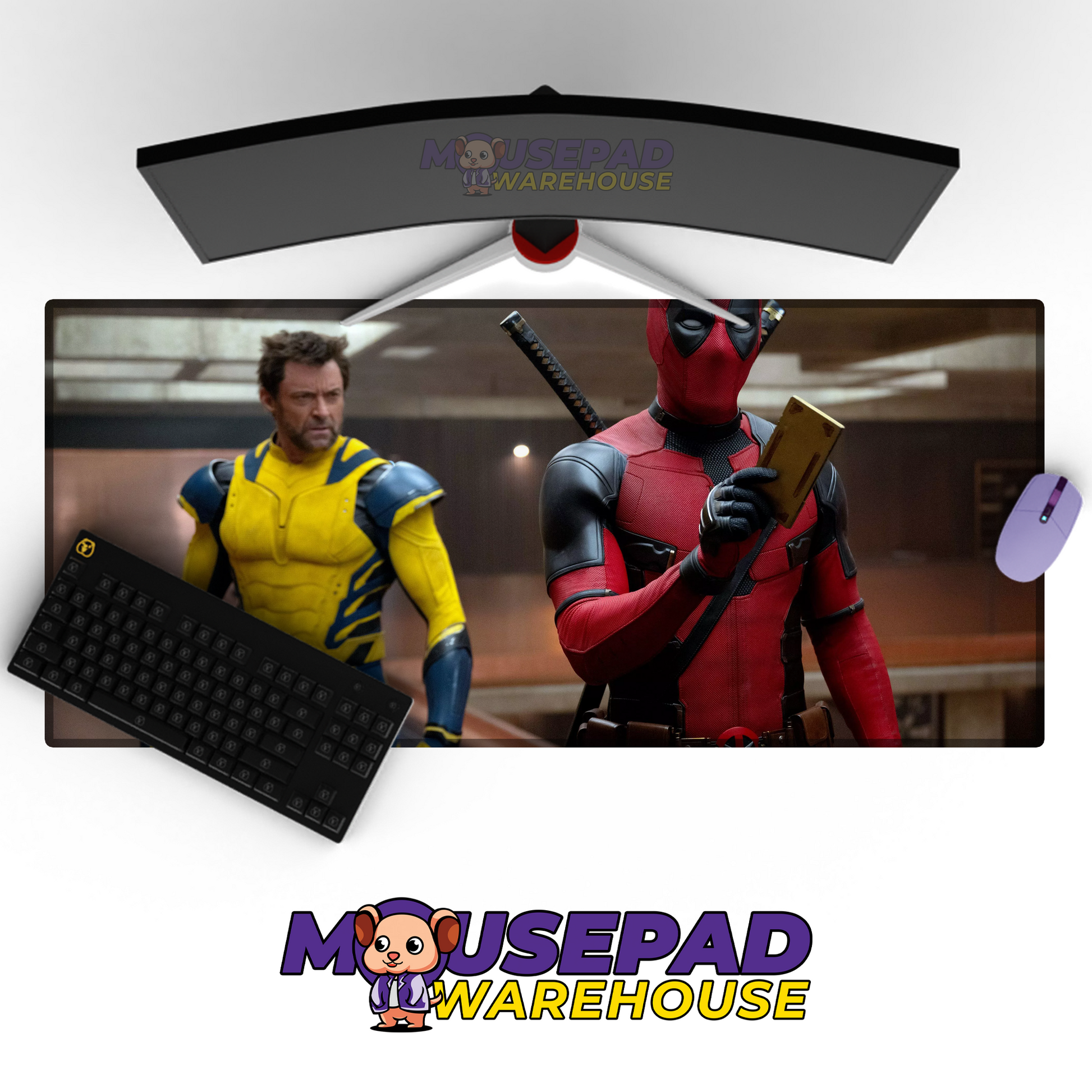 Deadpool V12 Mousepad Mockup