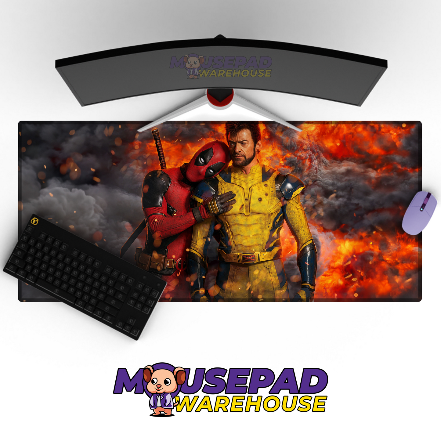 Deadpool V13 Mousepad Mockup