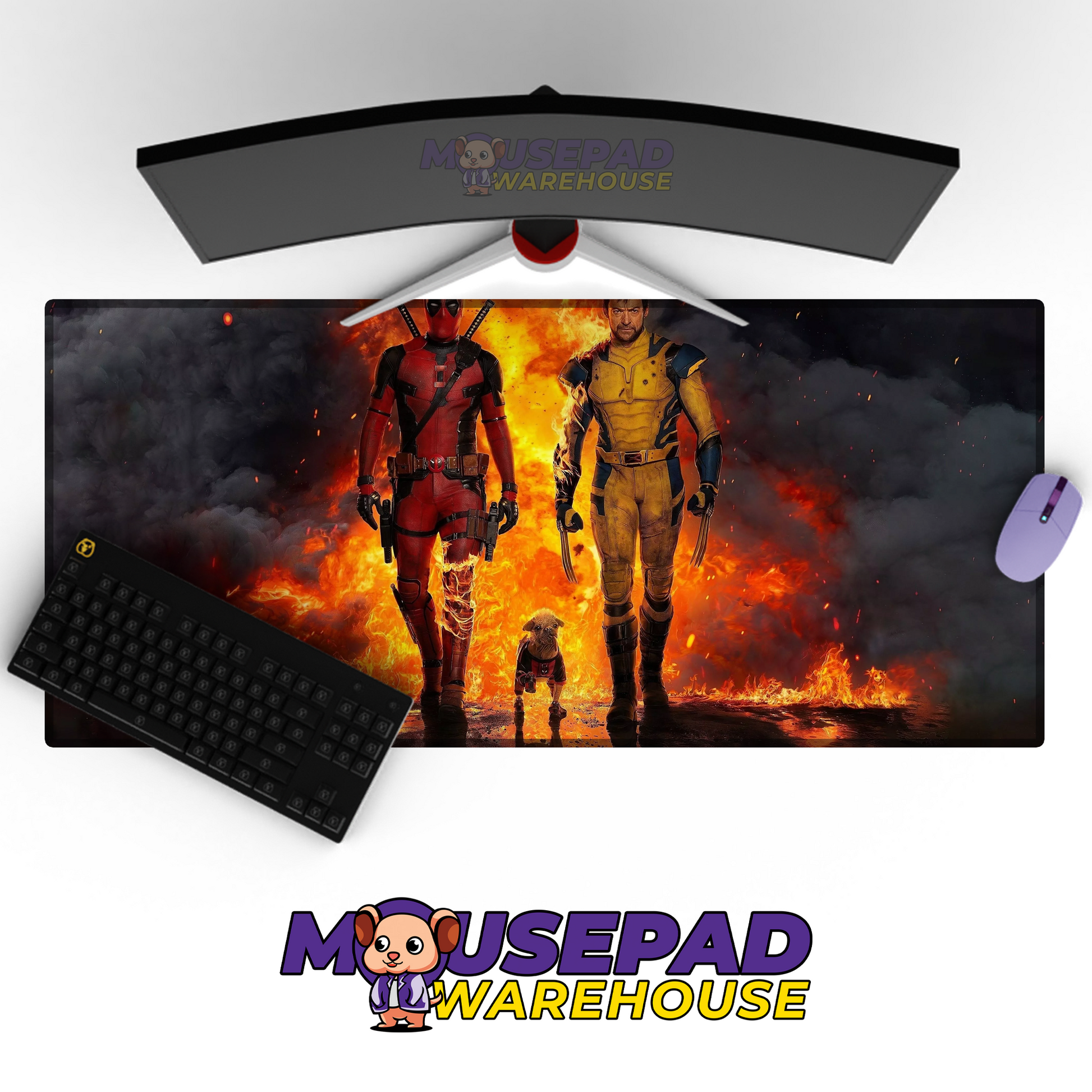 Deadpool V15 Mousepad Mockup