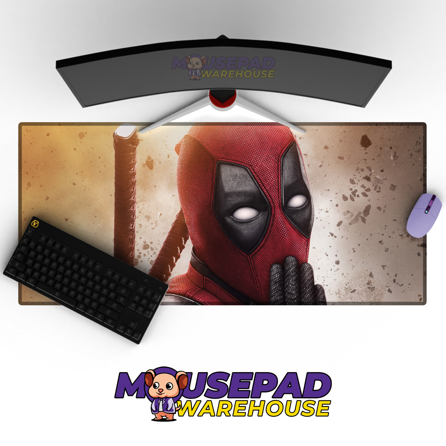 Deadpool V1 Mousepad Mockup