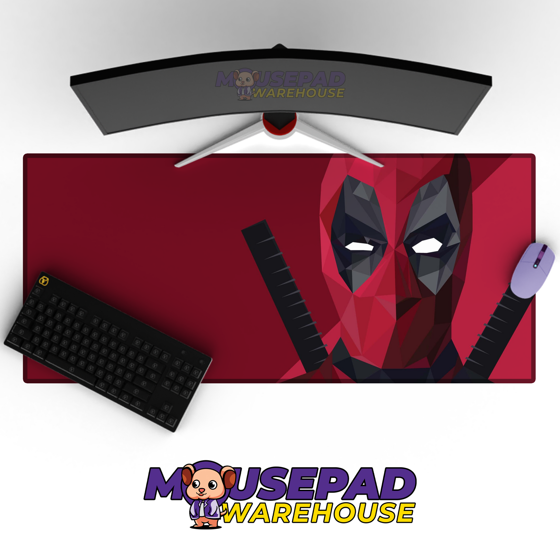 Deadpool V22 Mousepad Mockup