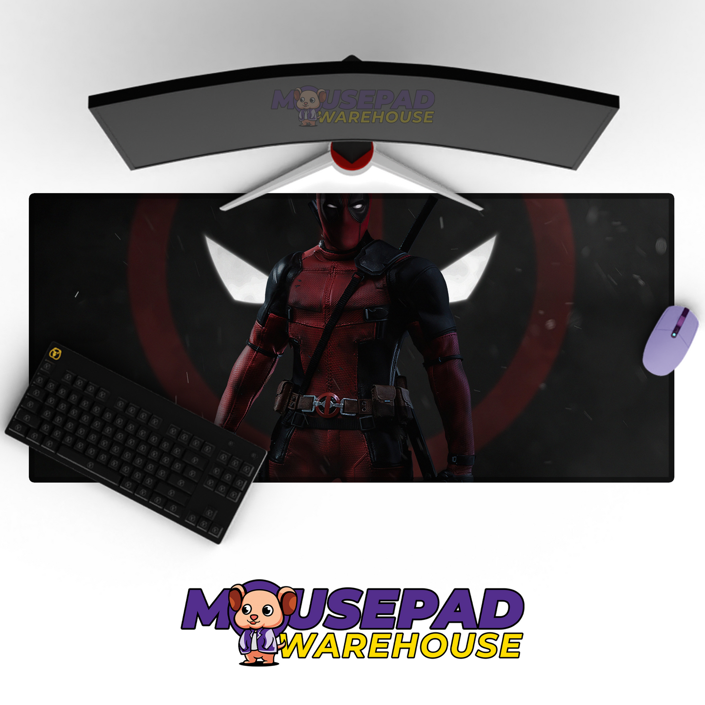 Deadpool V23 Mousepad Mockup