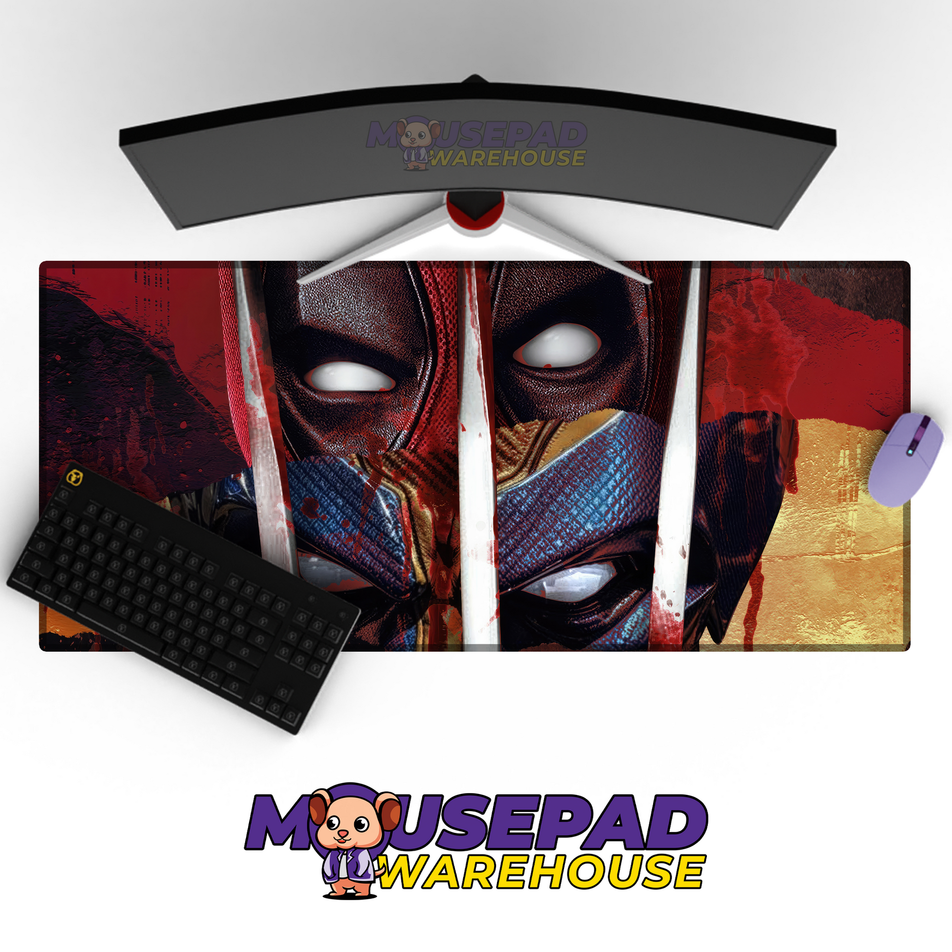 Deadpool V26 Mousepad Mockup