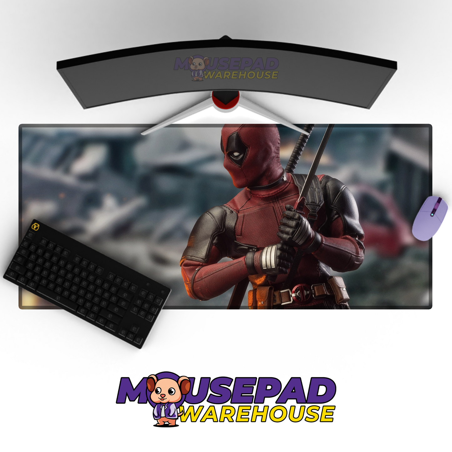 Deadpool V28 Mousepad Mockup