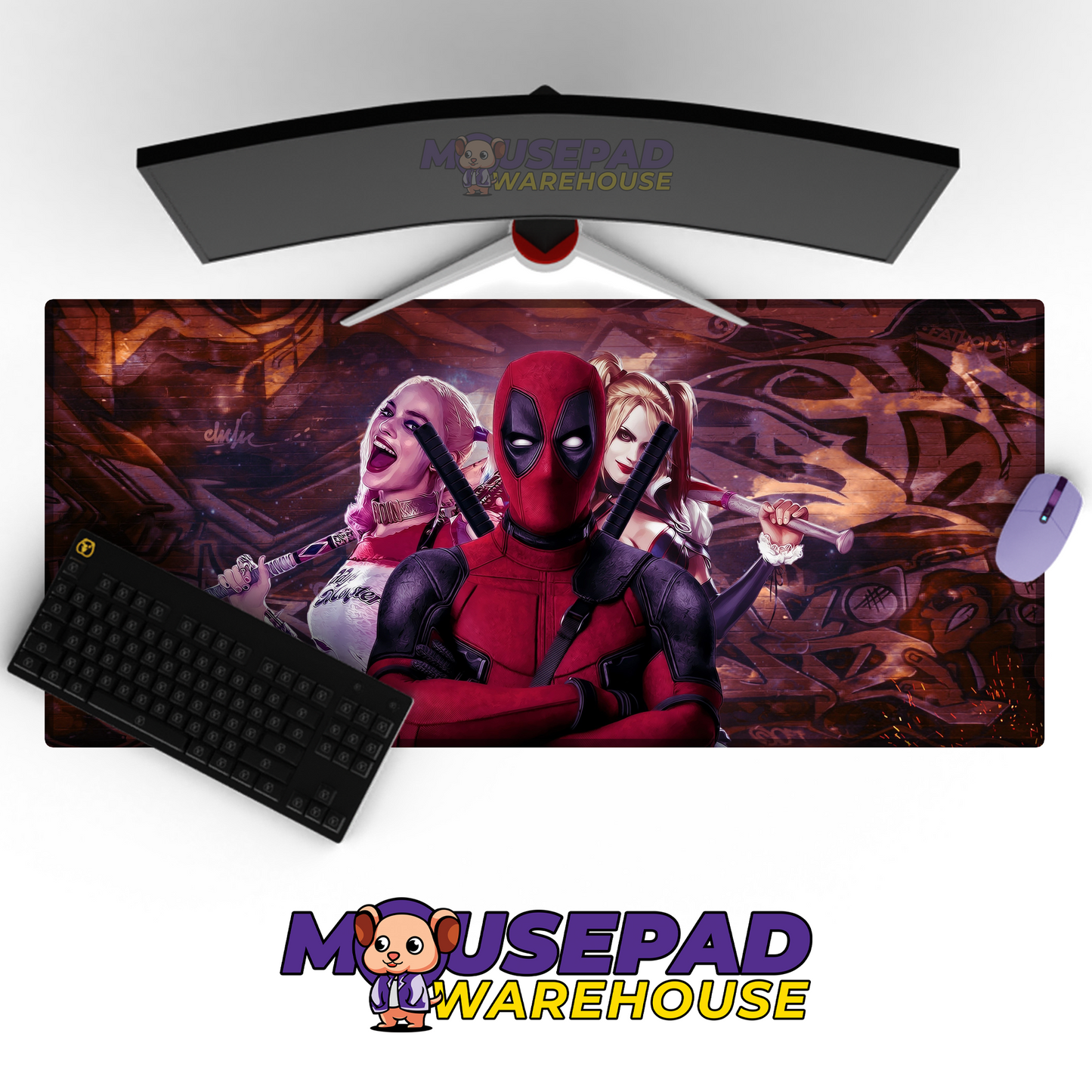 Deadpool V2 Mousepad Mockup