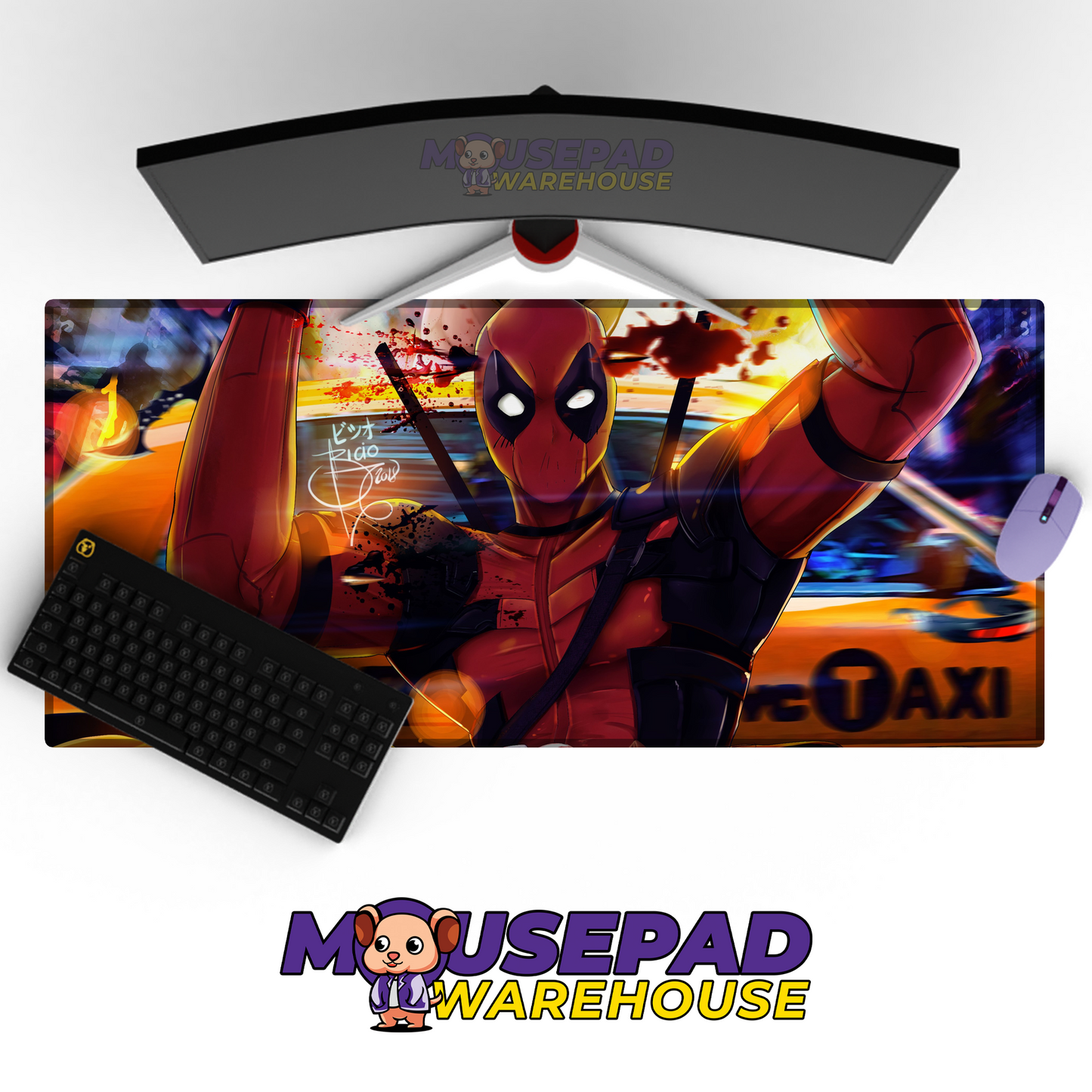 Deadpool V32 Mousepad Mockup