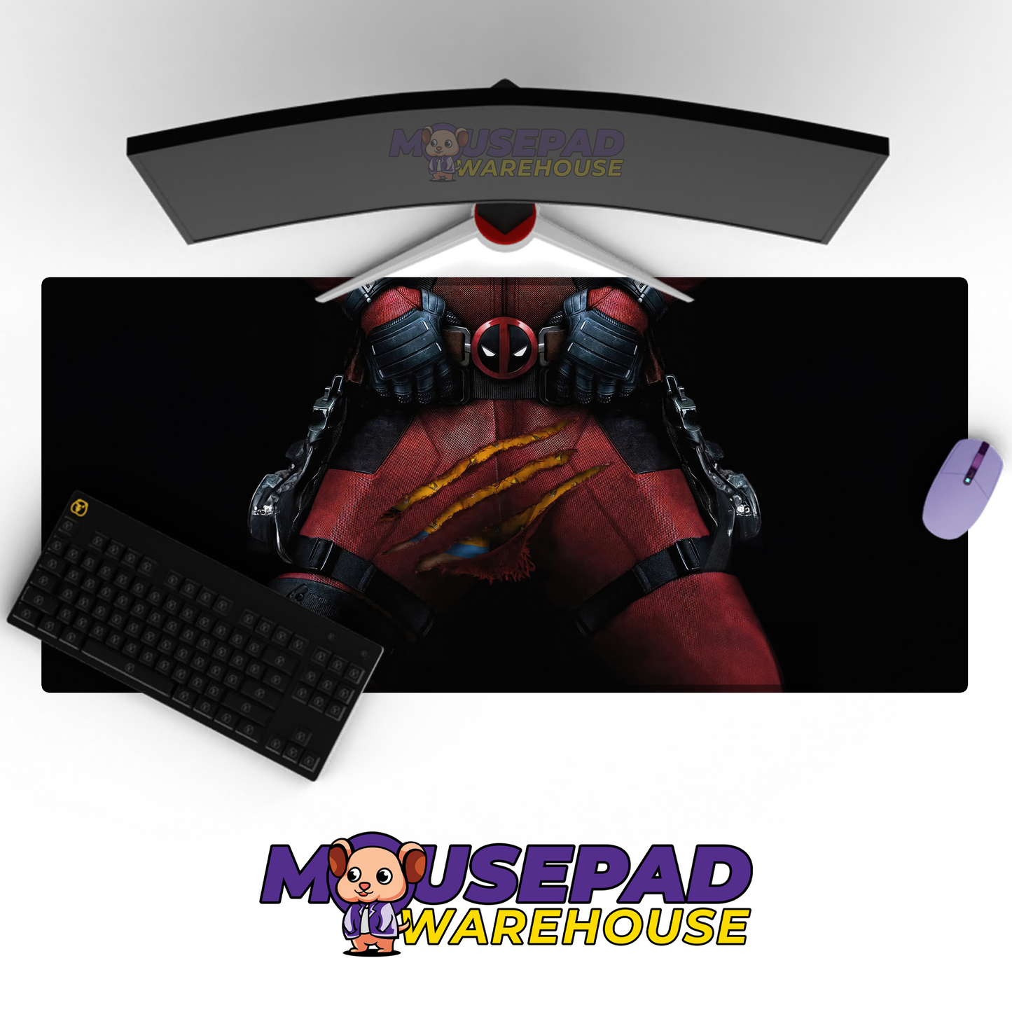 Deadpool V33 Mousepad Mockup