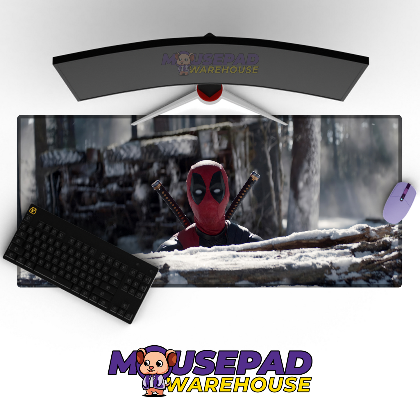 Deadpool V34 Mousepad Mockup