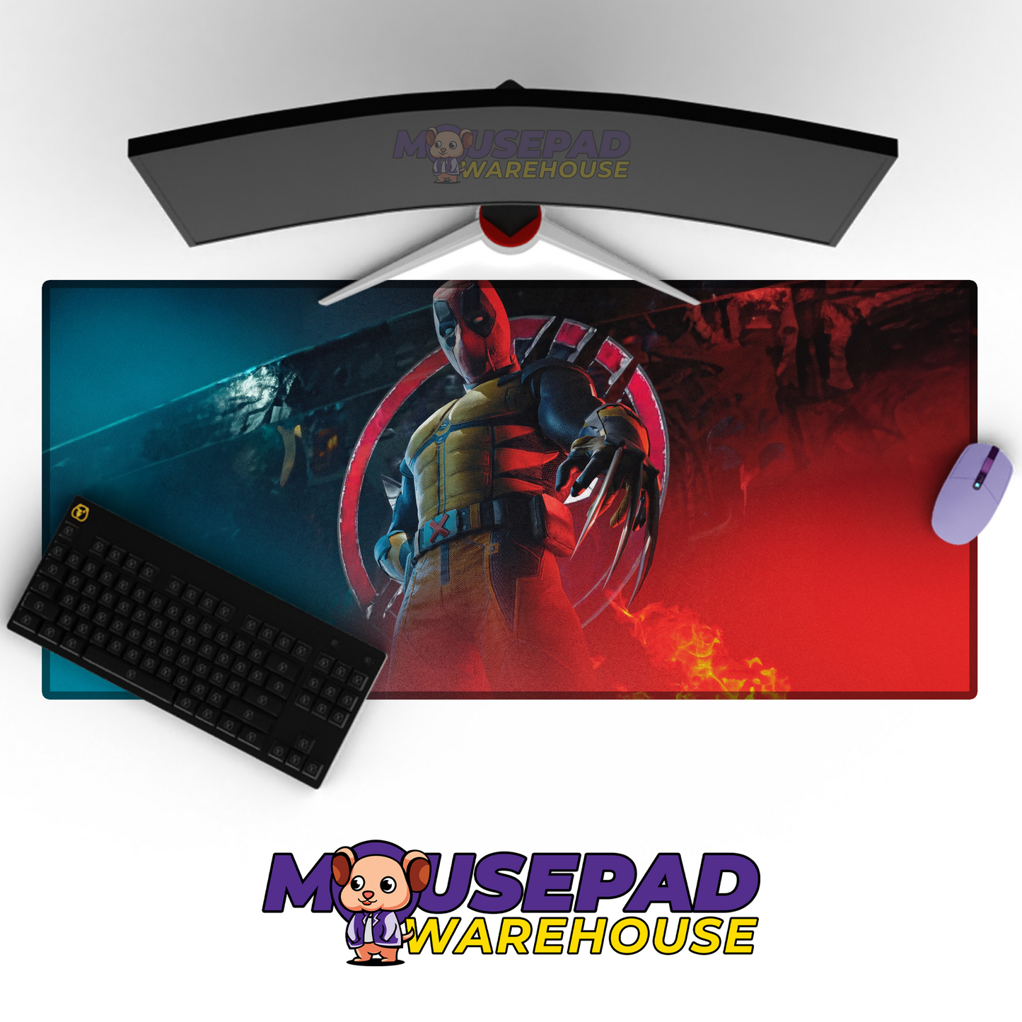 Deadpool V35 Mousepad Mockup