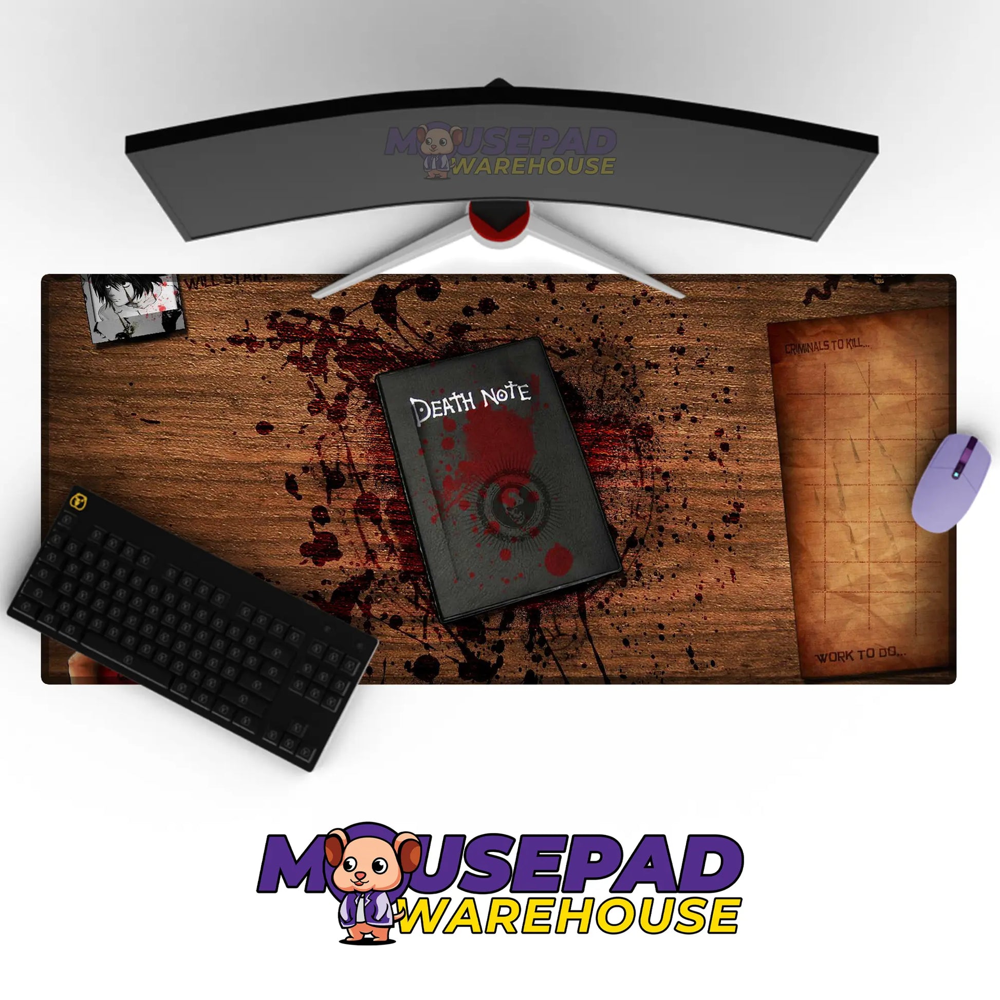 Death Note Anime Mousepad 153270 MousepadWarehouse.com