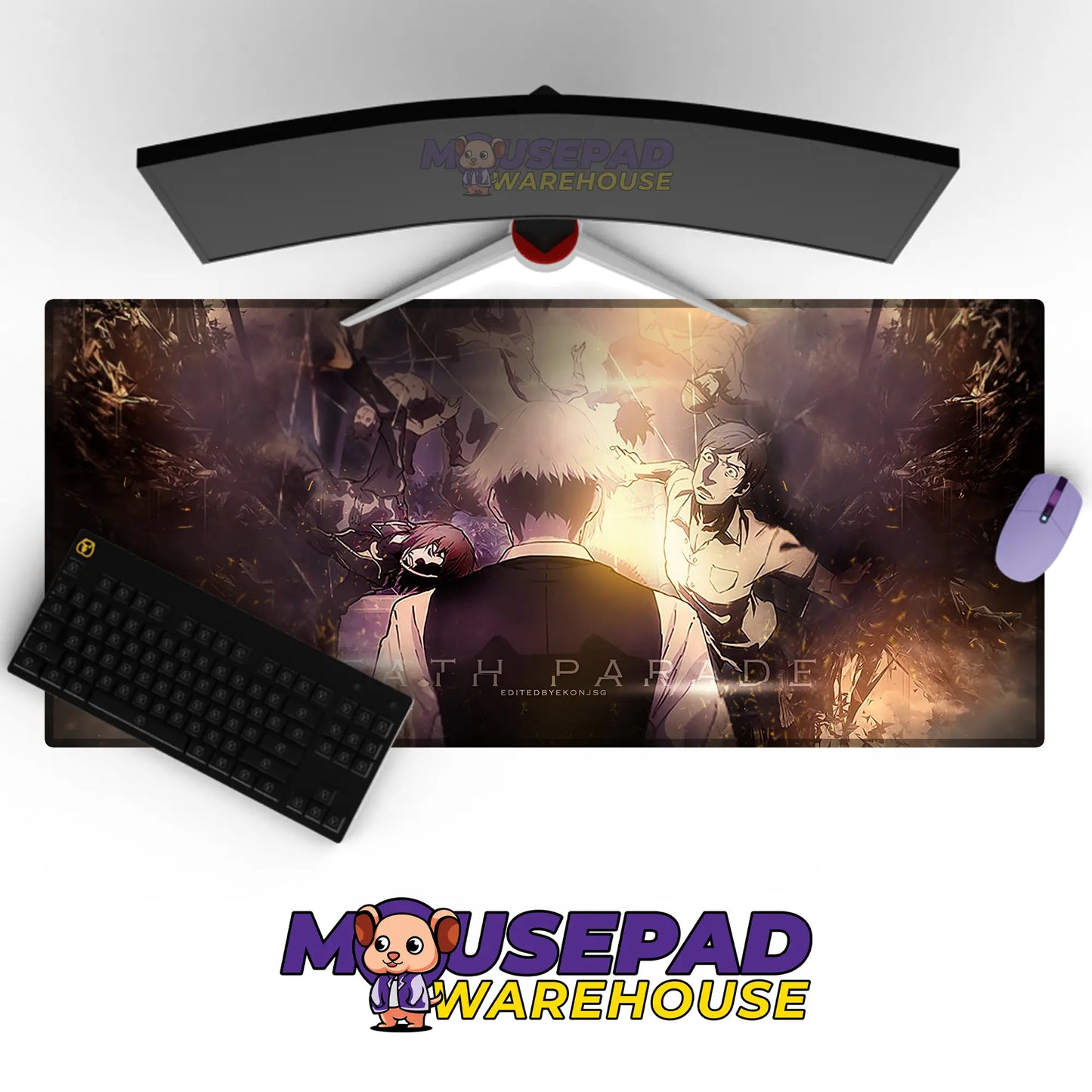 Death Parade Anime Mousepad 910001 MousepadWarehouse.com