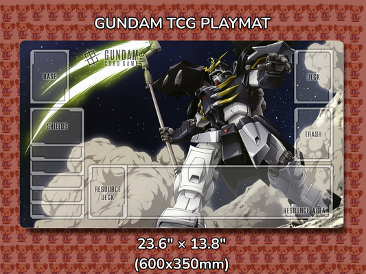 Deathscythe Hell Gundam TCG Playmat Mockup