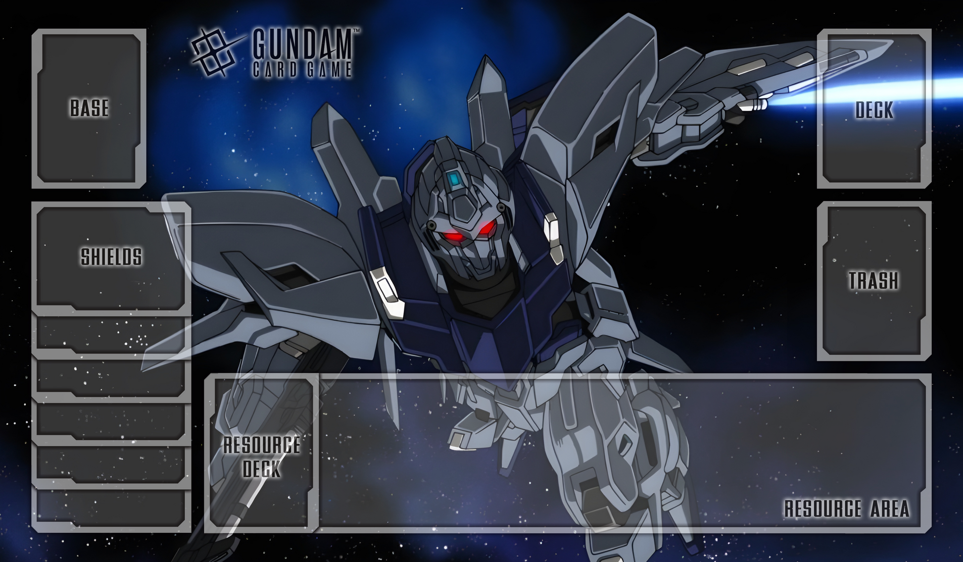Delta Plus Gundam TCG Playmat