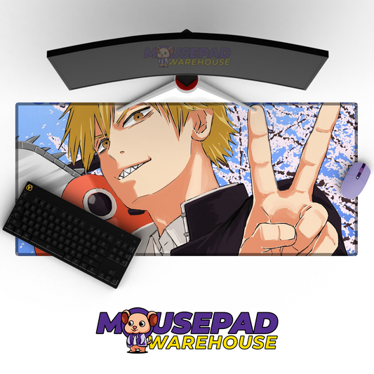 Denji Pochita Chainsaw Man V2 Mousepad Mockup