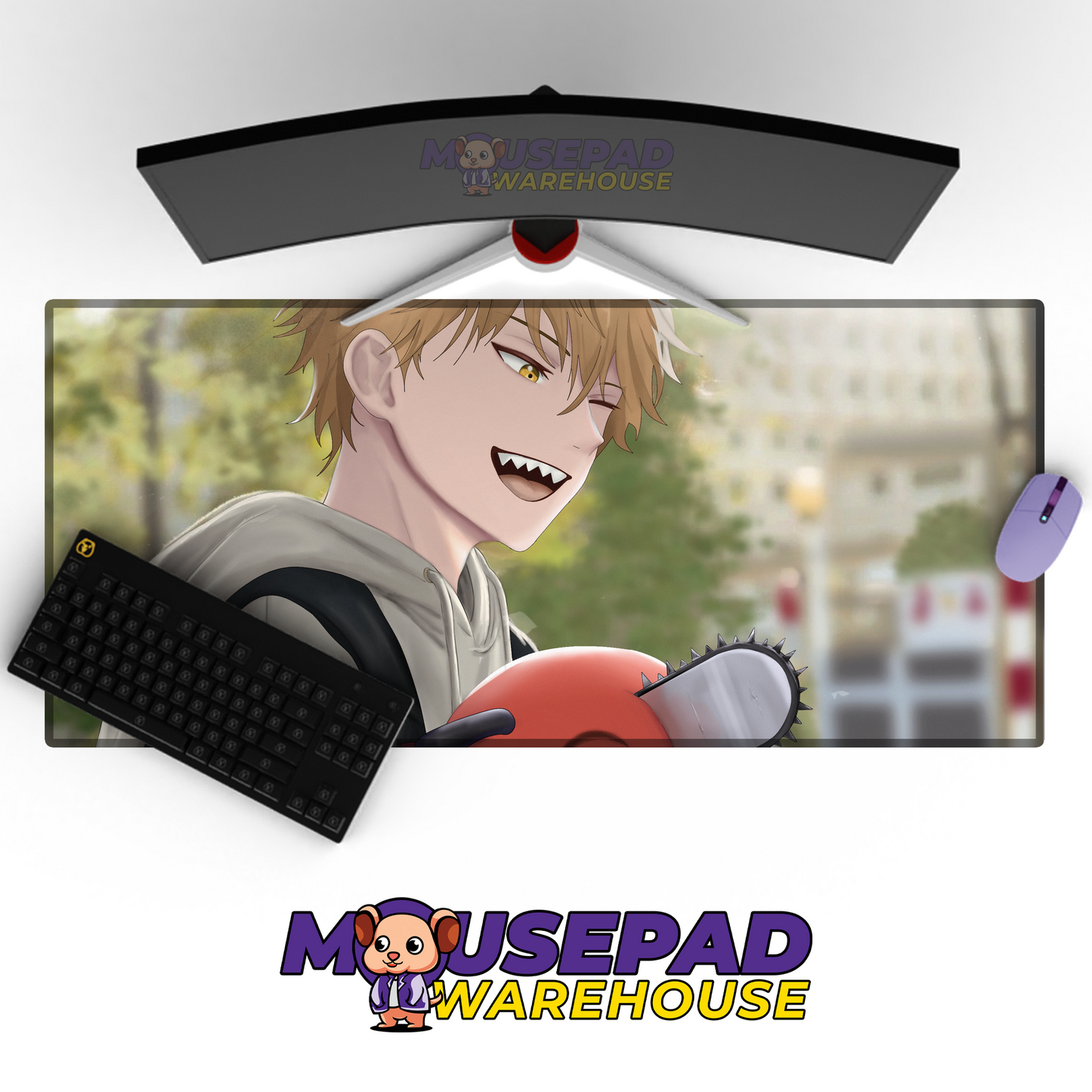 Denji Pochita Chainsaw Man V8 Mousepad Mockup
