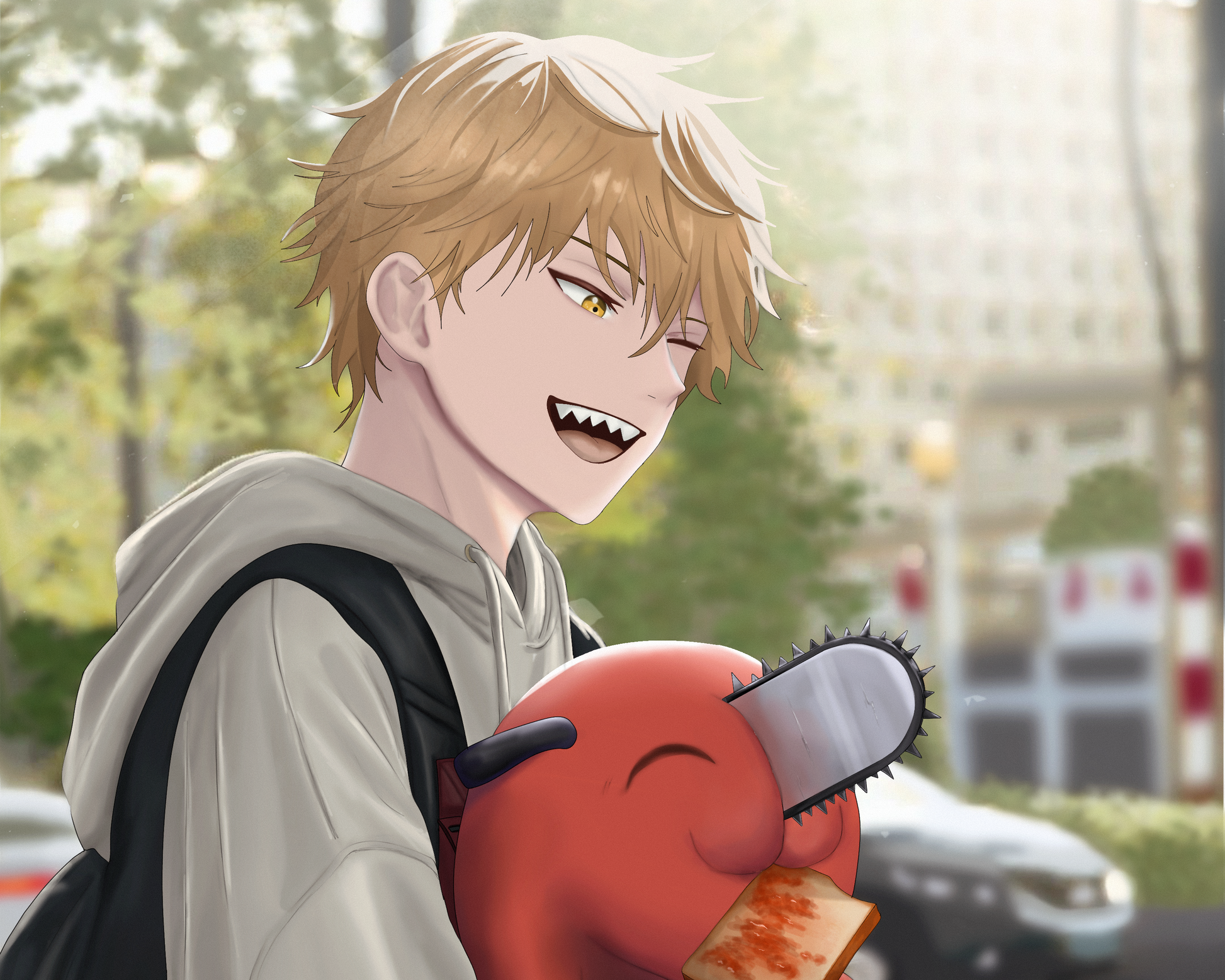 Denji Pochita Chainsaw Man V8 Mousepad