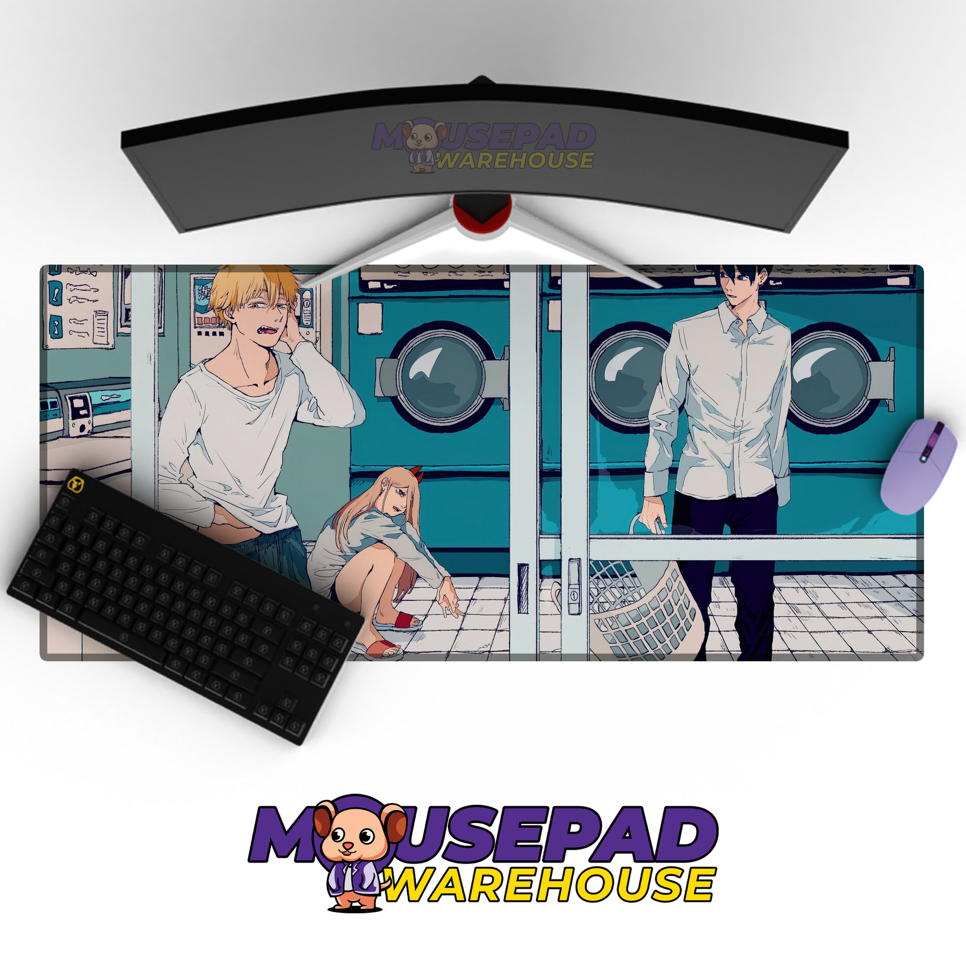 Denji Power Aki Chainsaw Man V18 Mockup