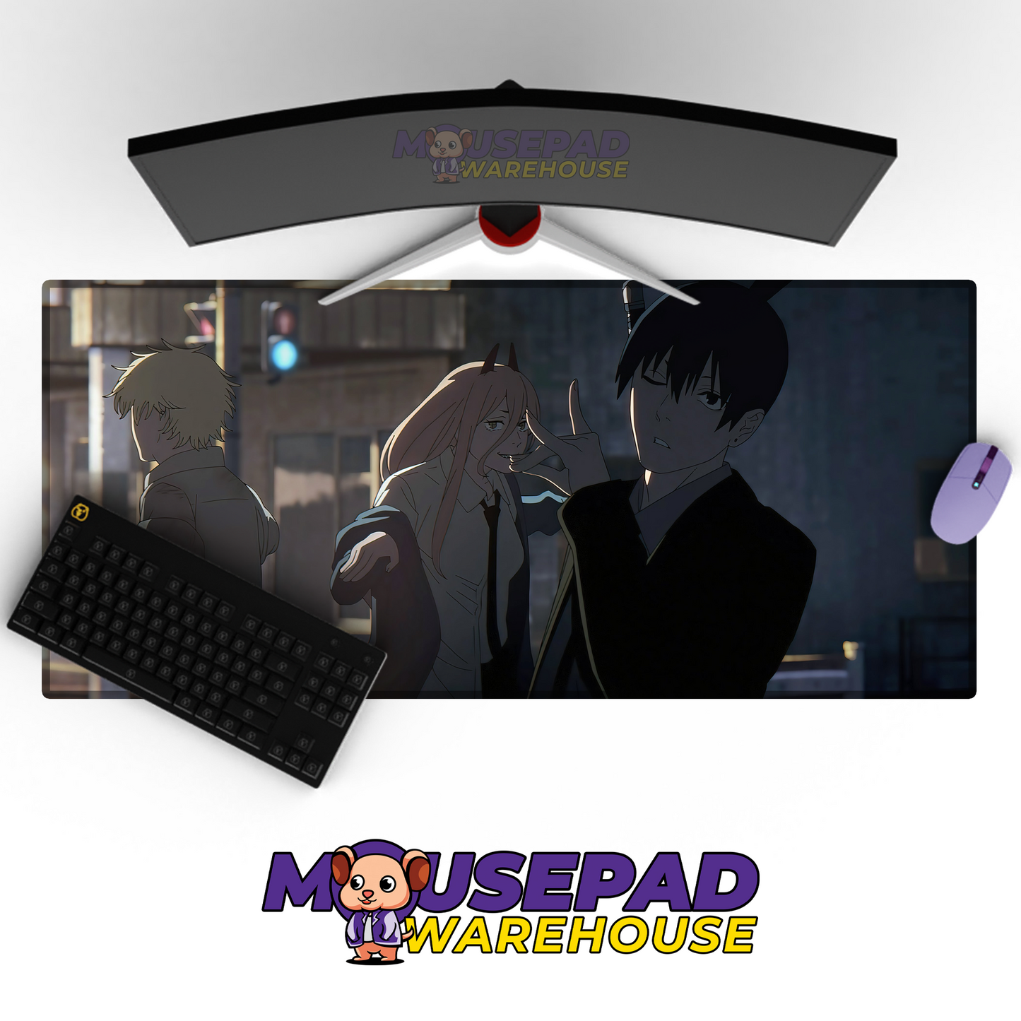 Denji Power Aki Chainsaw Man V35 Mockup