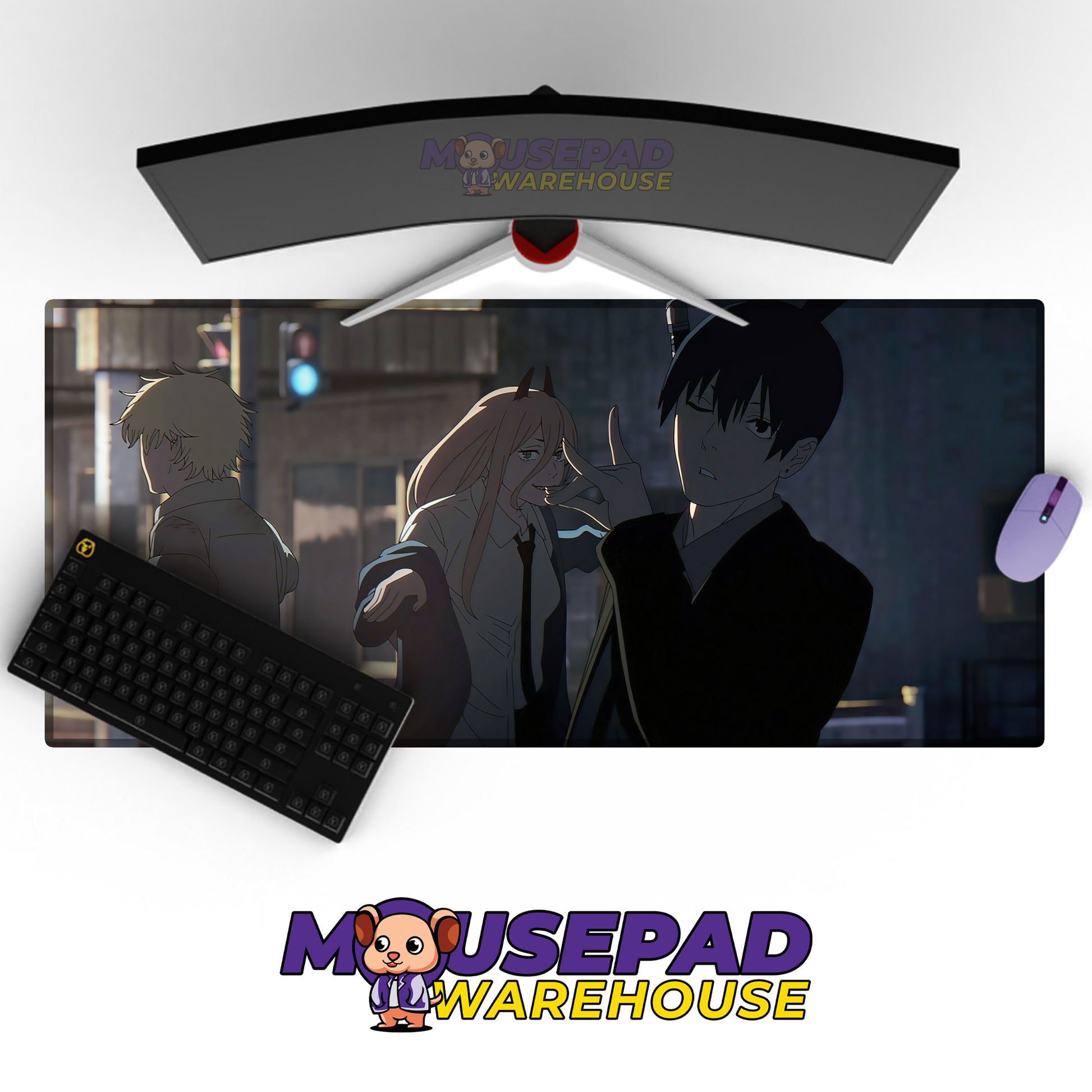 Denji Power Aki Chainsaw Man V35 Mockup