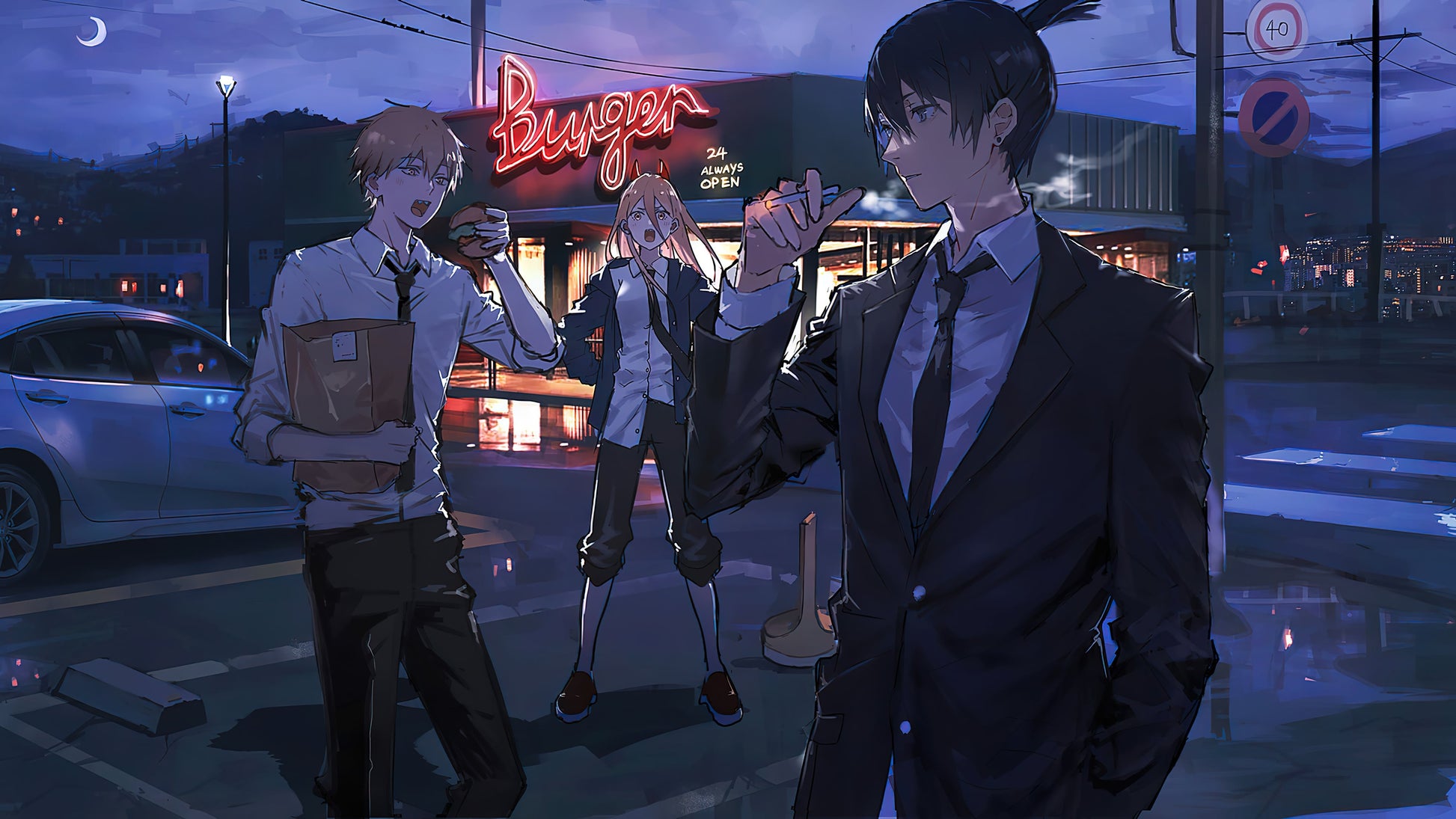 Denji Power Aki Chainsaw Man V50