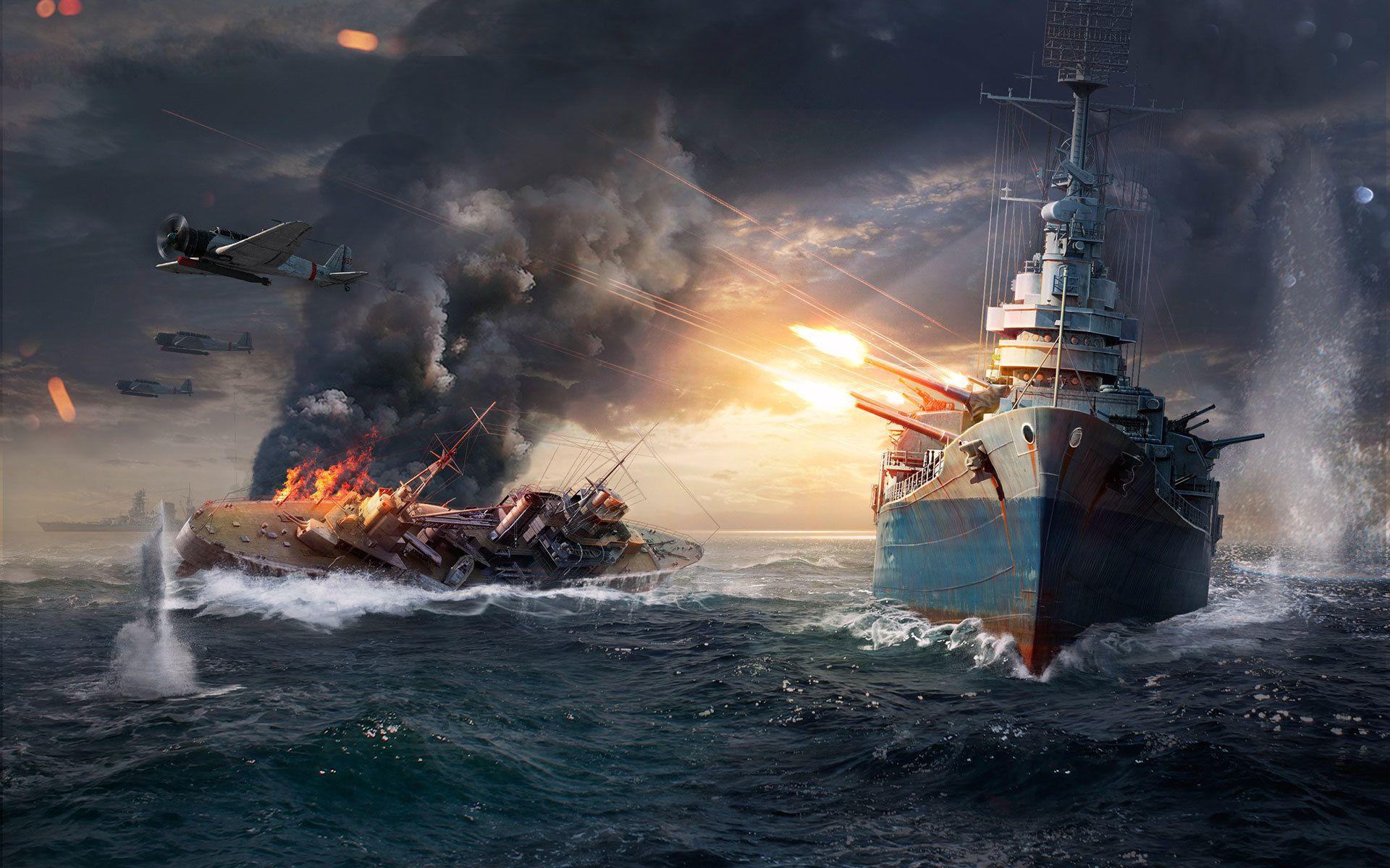 Destroyer Warship V13 Mousepad Deskmat