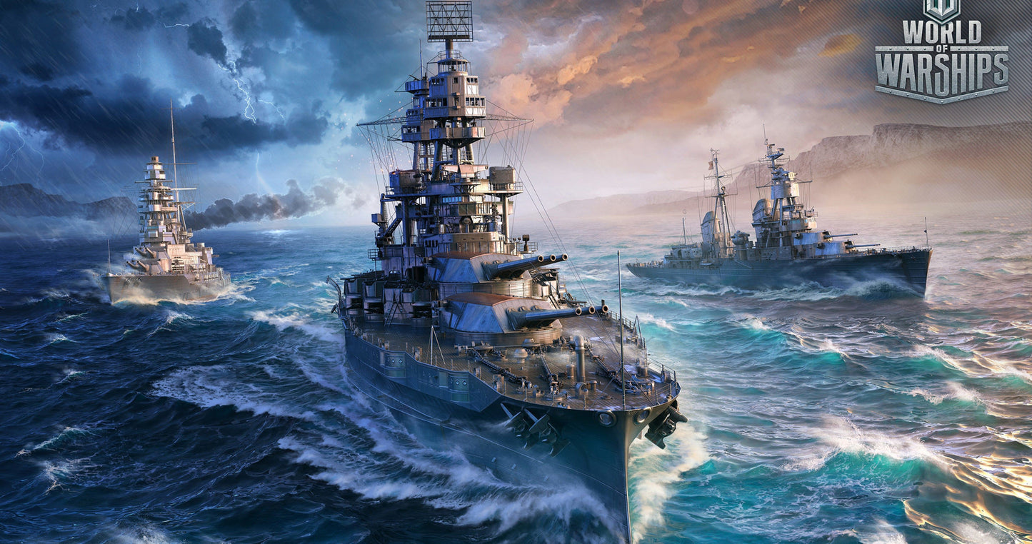Destroyer Warship V14 Mousepad Deskmat