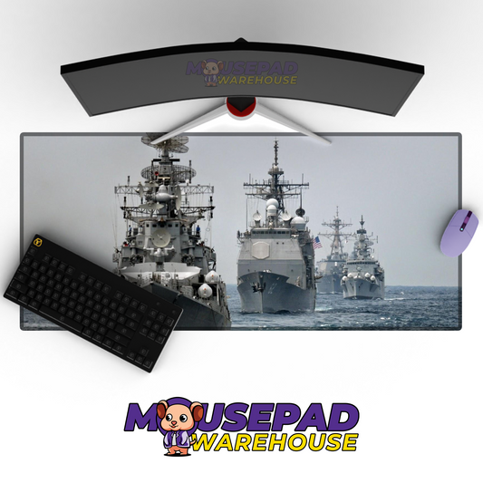 Destroyer Warship V17 Mousepad Deskmat Mockup