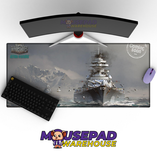 Destroyer Warship V18 Mousepad Deskmat Mockup
