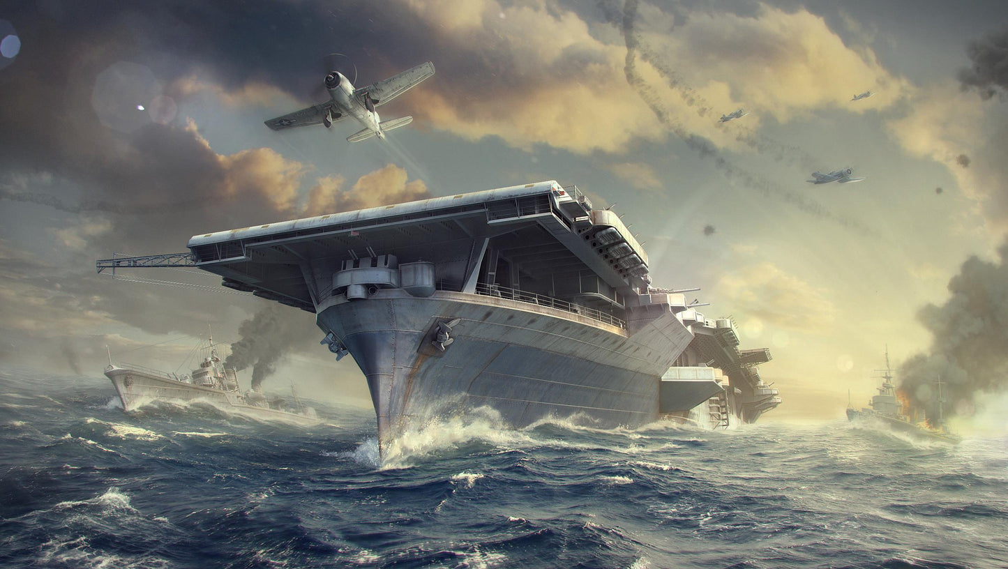 Destroyer Warship V19 Mousepad Deskmat