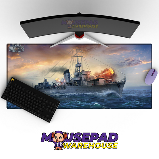 Destroyer Warship V20 Mousepad Deskmat Mockup