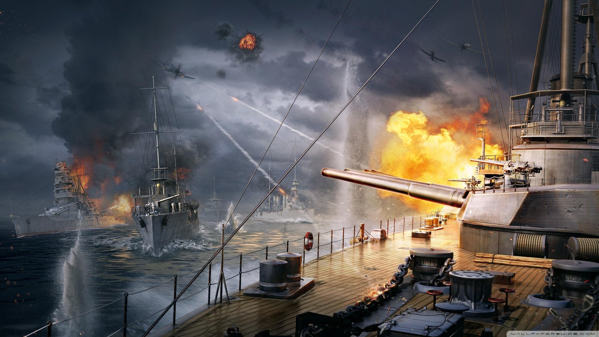 Destroyer Warship V22 Mousepad Deskmat