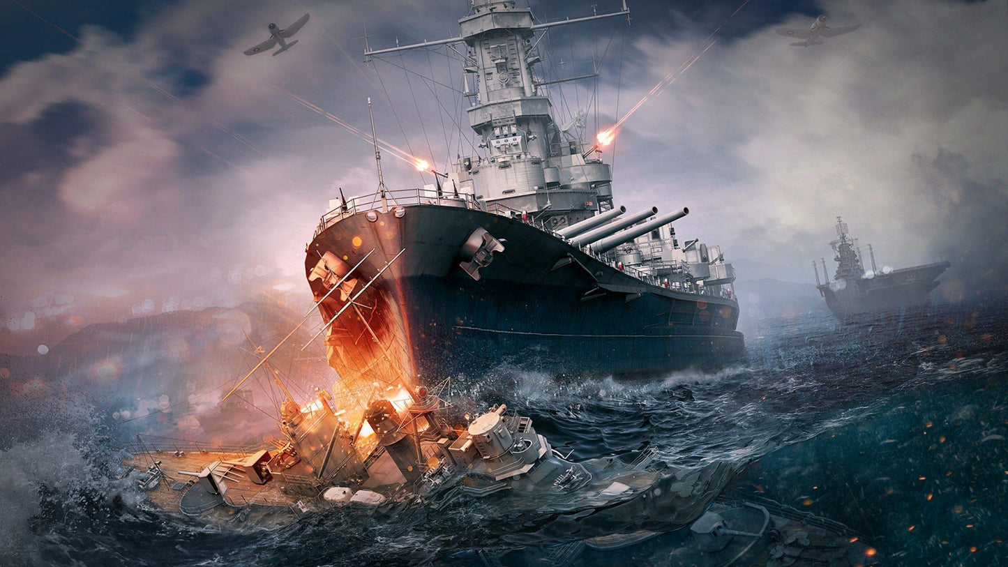Destroyer Warship V23 Mousepad Deskmat