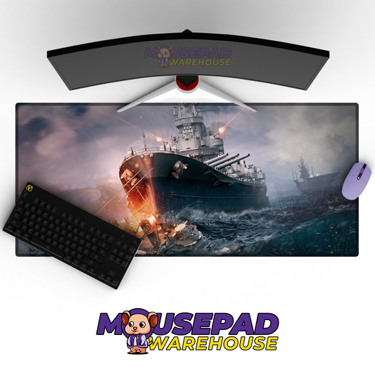 Destroyer Warship V23 Mousepad Deskmat Mockup