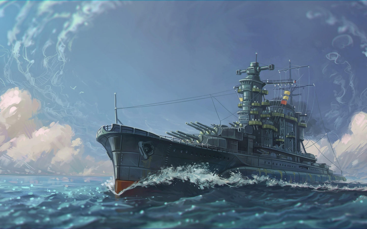 Destroyer Warship V24 Mousepad Deskmat