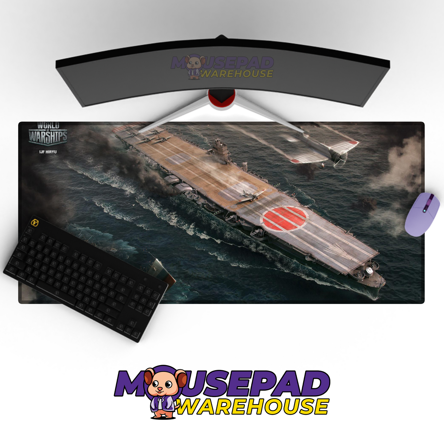 Destroyer Warship V26 Mousepad Deskmat Mockup