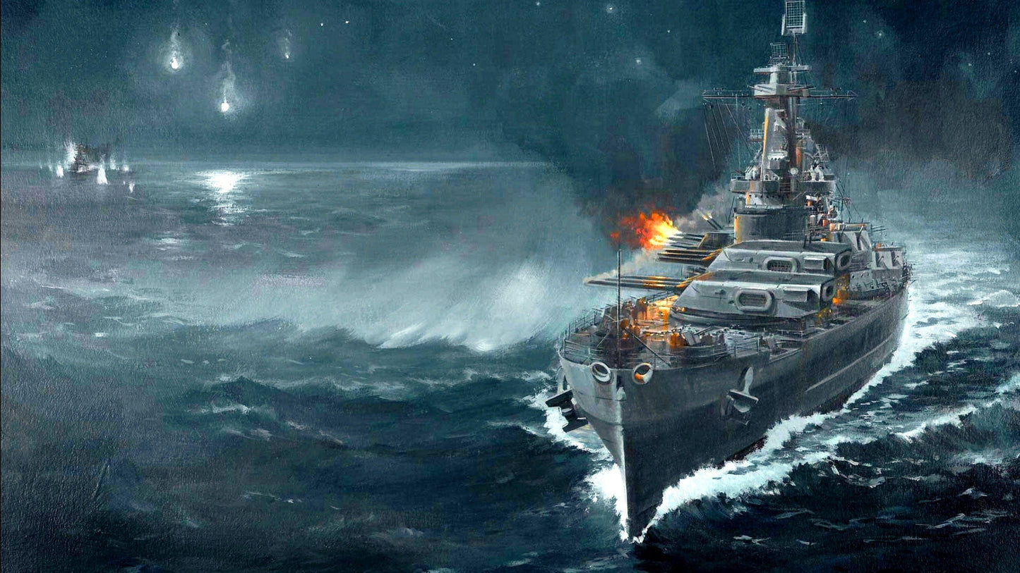 Destroyer Warship V2 Mousepad Deskmat