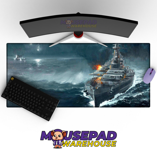 Destroyer Warship V2 Mousepad Deskmat Mockup
