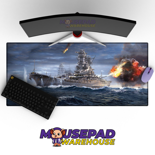 Destroyer Warship V30 Mousepad Deskmat Mockup