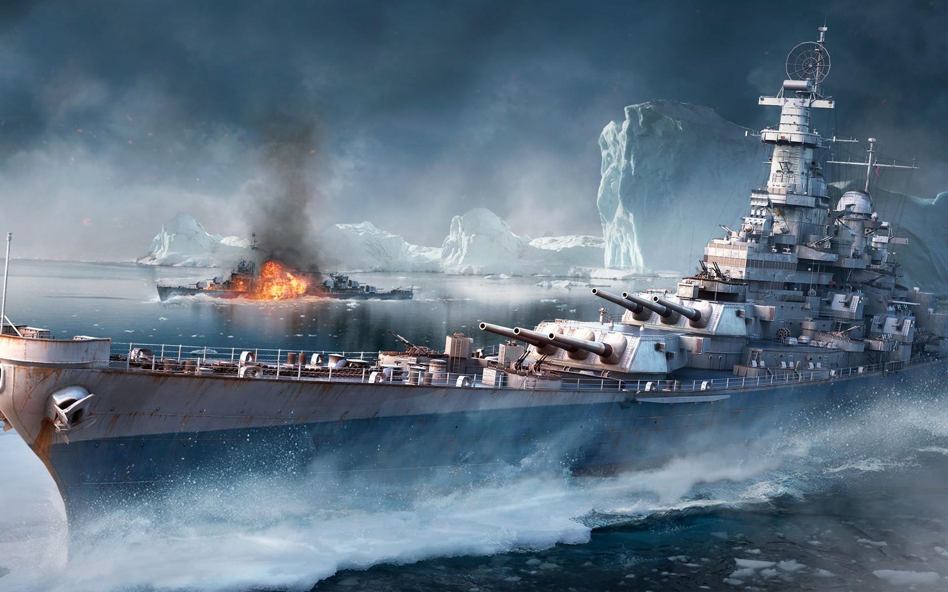 Destroyer Warship V34 Mousepad Deskmat
