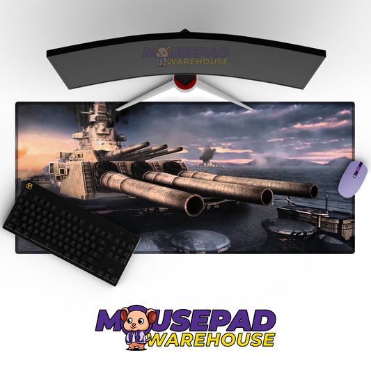 Destroyer Warship V35 Mousepad Deskmat Mockup