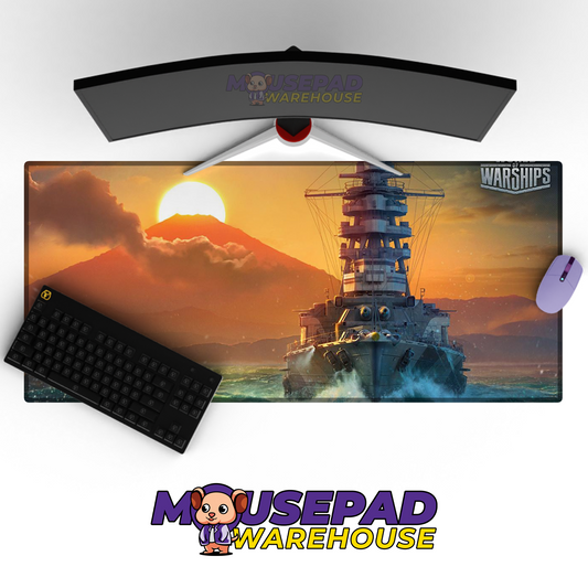 Destroyer Warship V37 Mousepad Deskmat Mockup