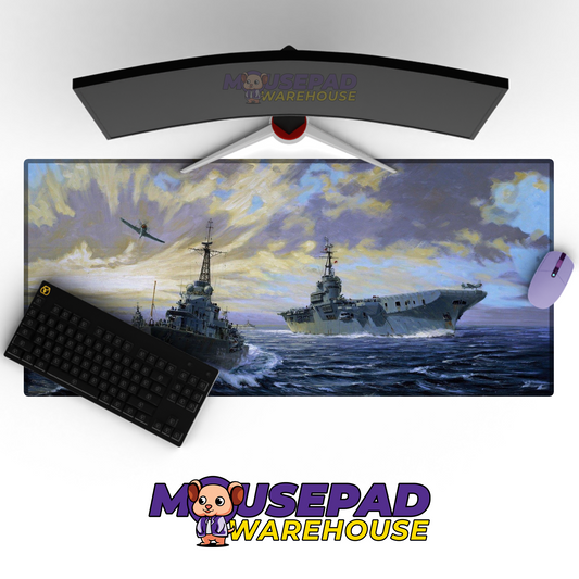Destroyer Warship V39 Mousepad Deskmat Mockup