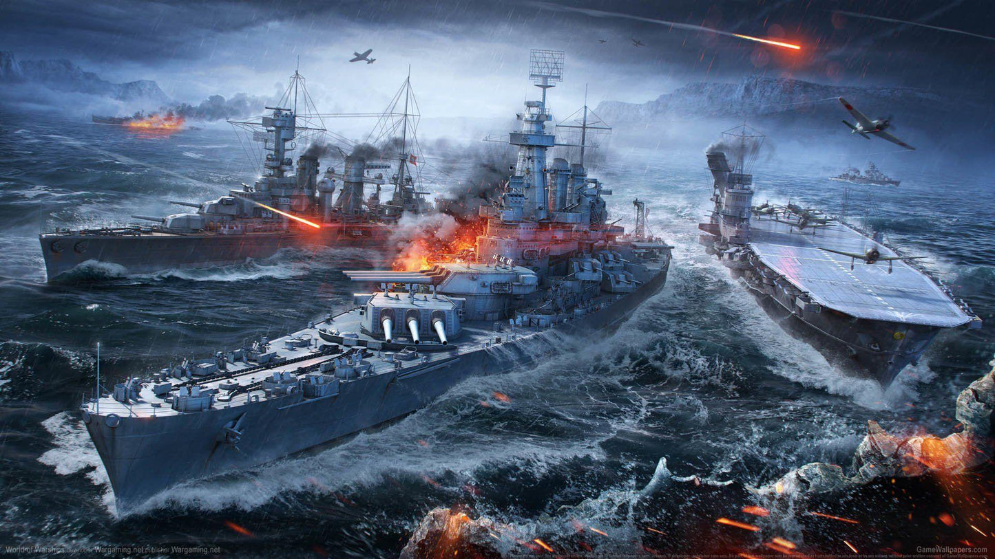 Destroyer Warship V3 Mousepad Deskmat