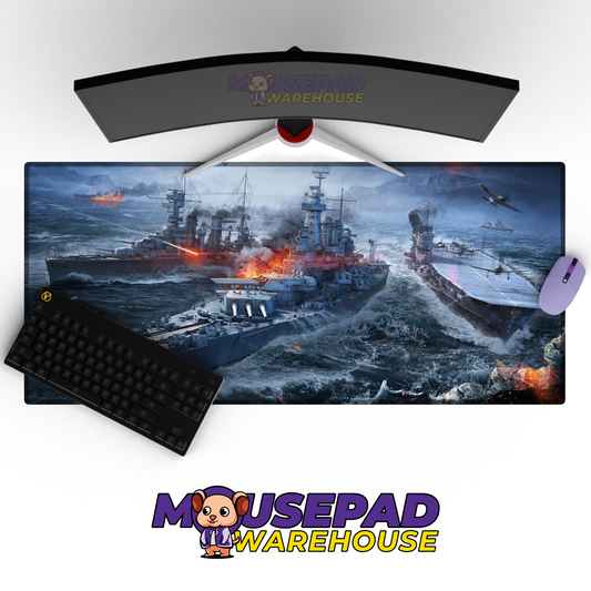 Destroyer Warship V3 Mousepad Deskmat Mockup