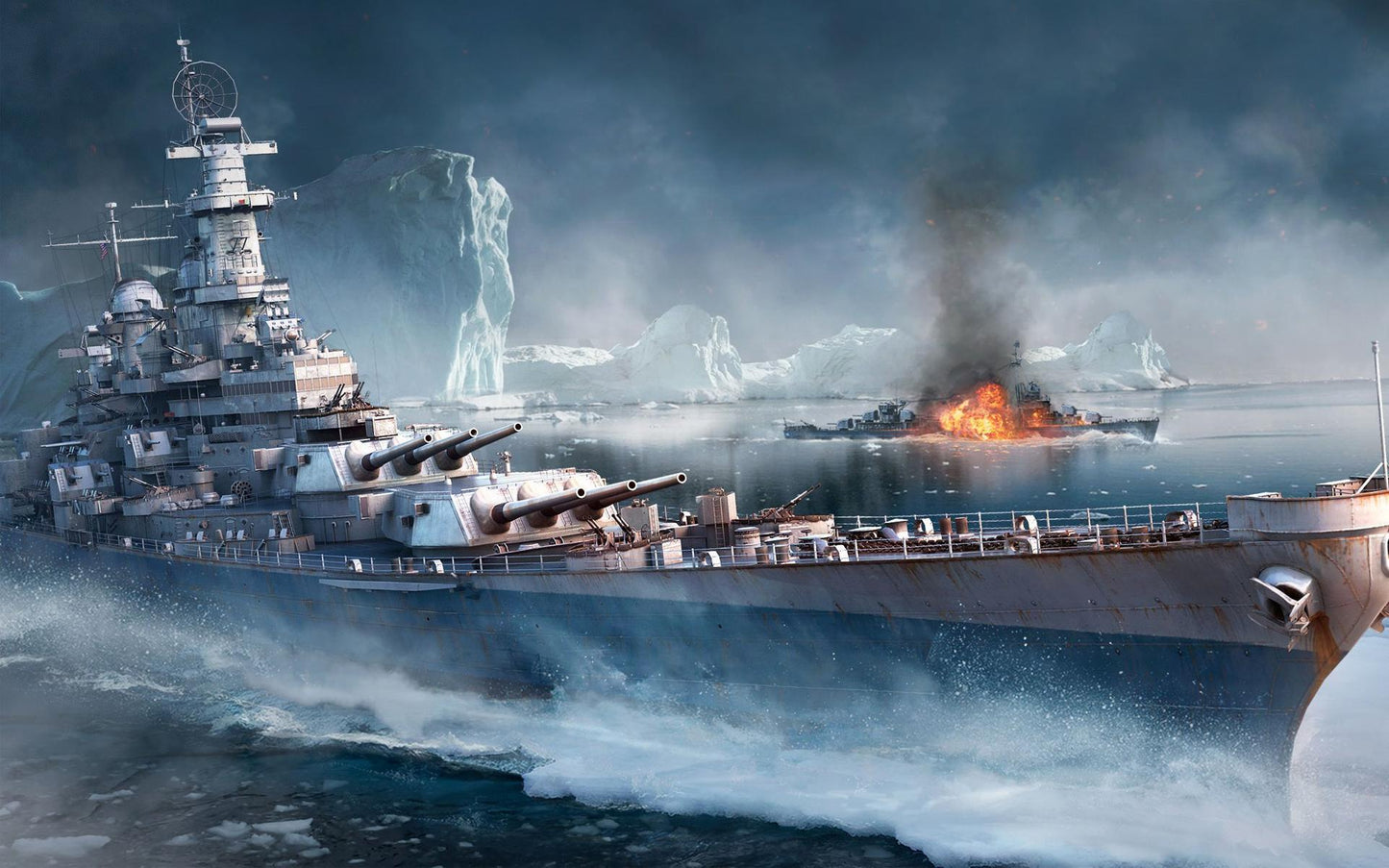 Destroyer Warship V43 Mousepad Deskmat