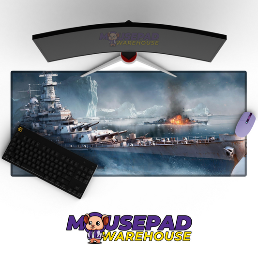 Destroyer Warship V43 Mousepad Deskmat Mockup