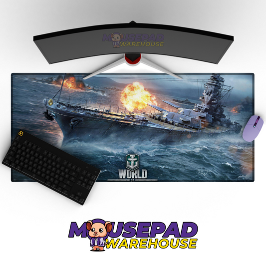 Destroyer Warship V4 Mousepad Deskmat Mockup