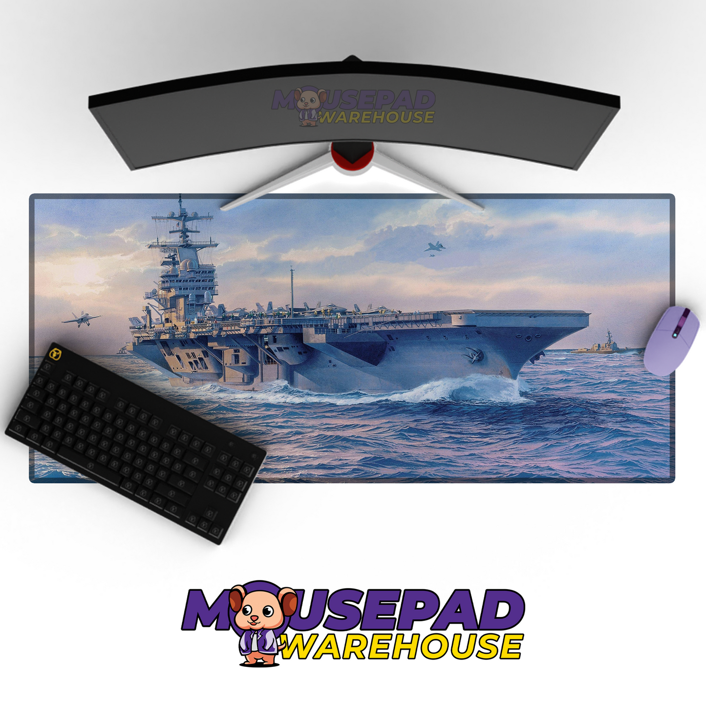 Destroyer Warship V5 Mousepad Deskmat Mockup